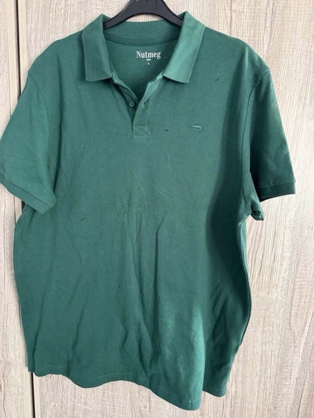 Nutmeg Men's Forest Green Polo Shirt